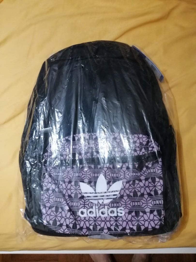 black adidas backpack