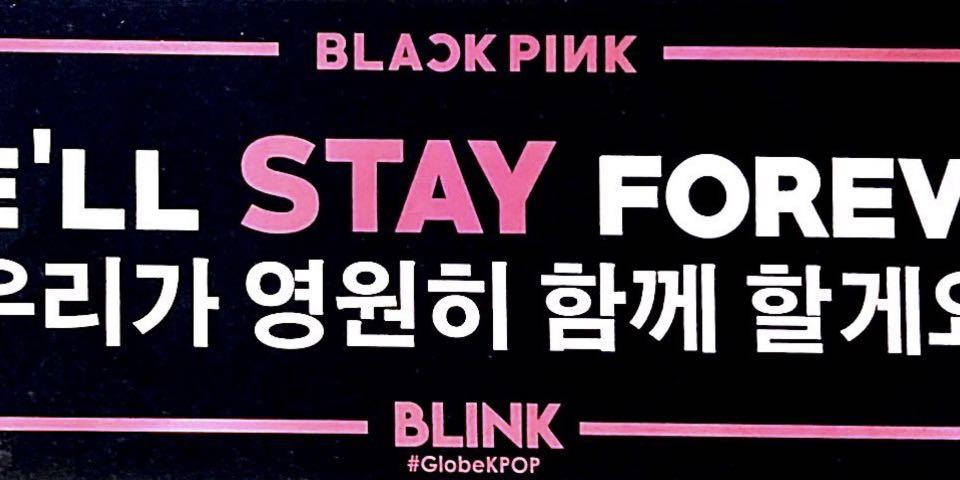 BRAND NEW Blackpink Official Lightstick with Official Concert Banner ...
