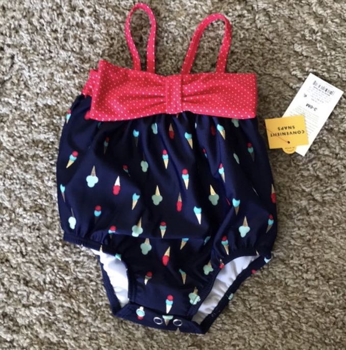 cat and jack baby girl swimsuit