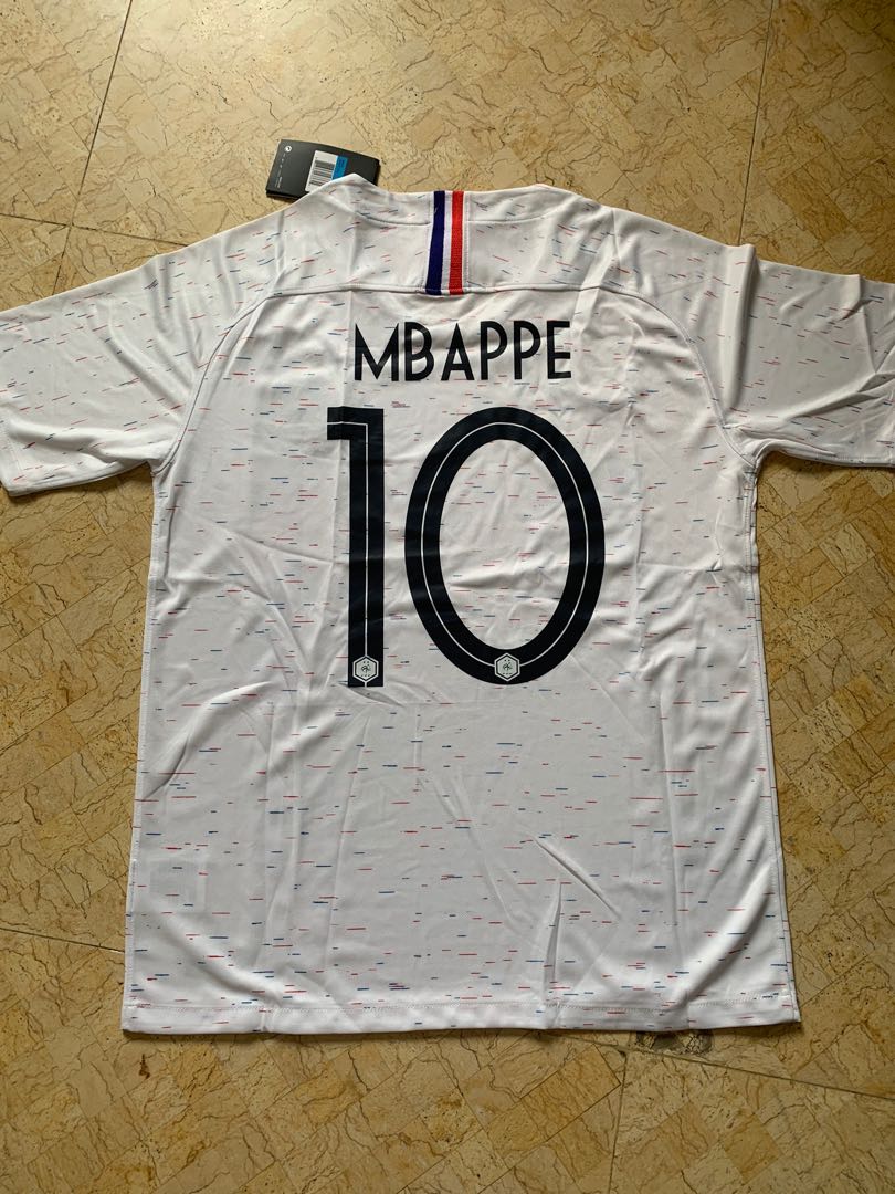 white mbappe jersey