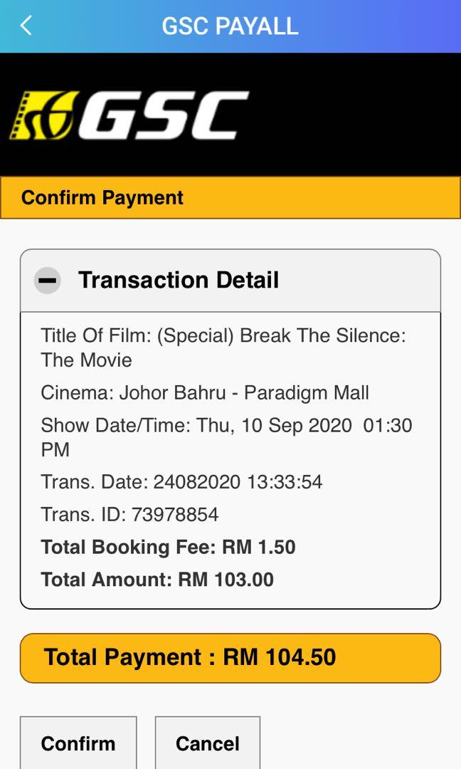 Break The Silence The Movie Gsc Paradigm Johor Tickets Vouchers Event Tickets On Carousell
