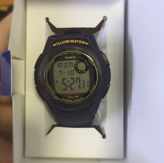 Casio online navy blue