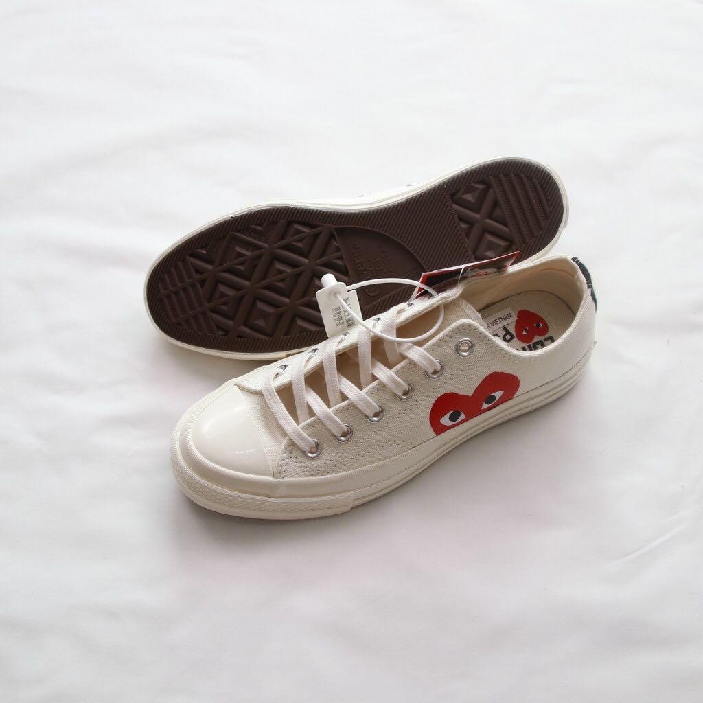 cdg canvas shoes