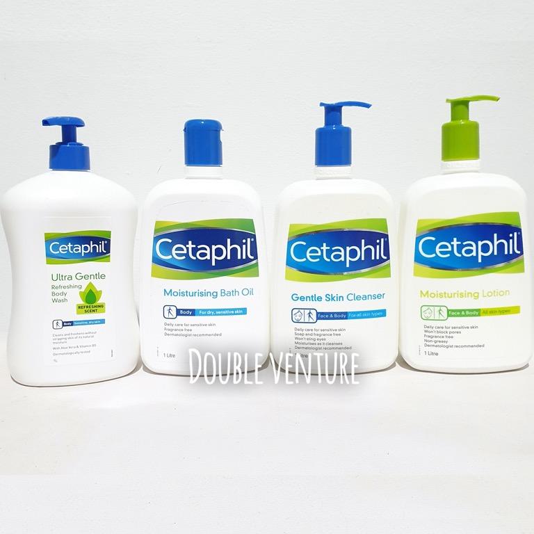 Cetaphil 1 Liter Cleanser Lotion Bath Oil Body Wash Beauty Personal Care Bath Body Body Care On Carousell