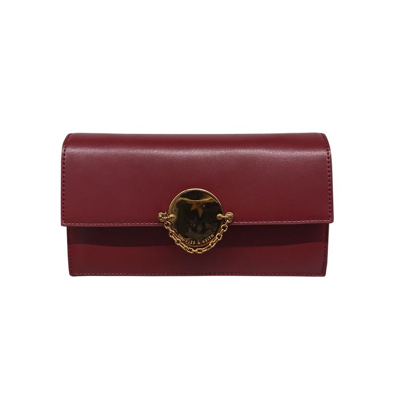charles and keith red wallet