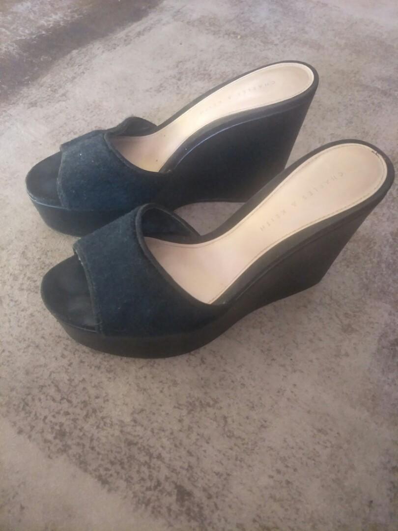 Charles and hotsell keith wedges shoes