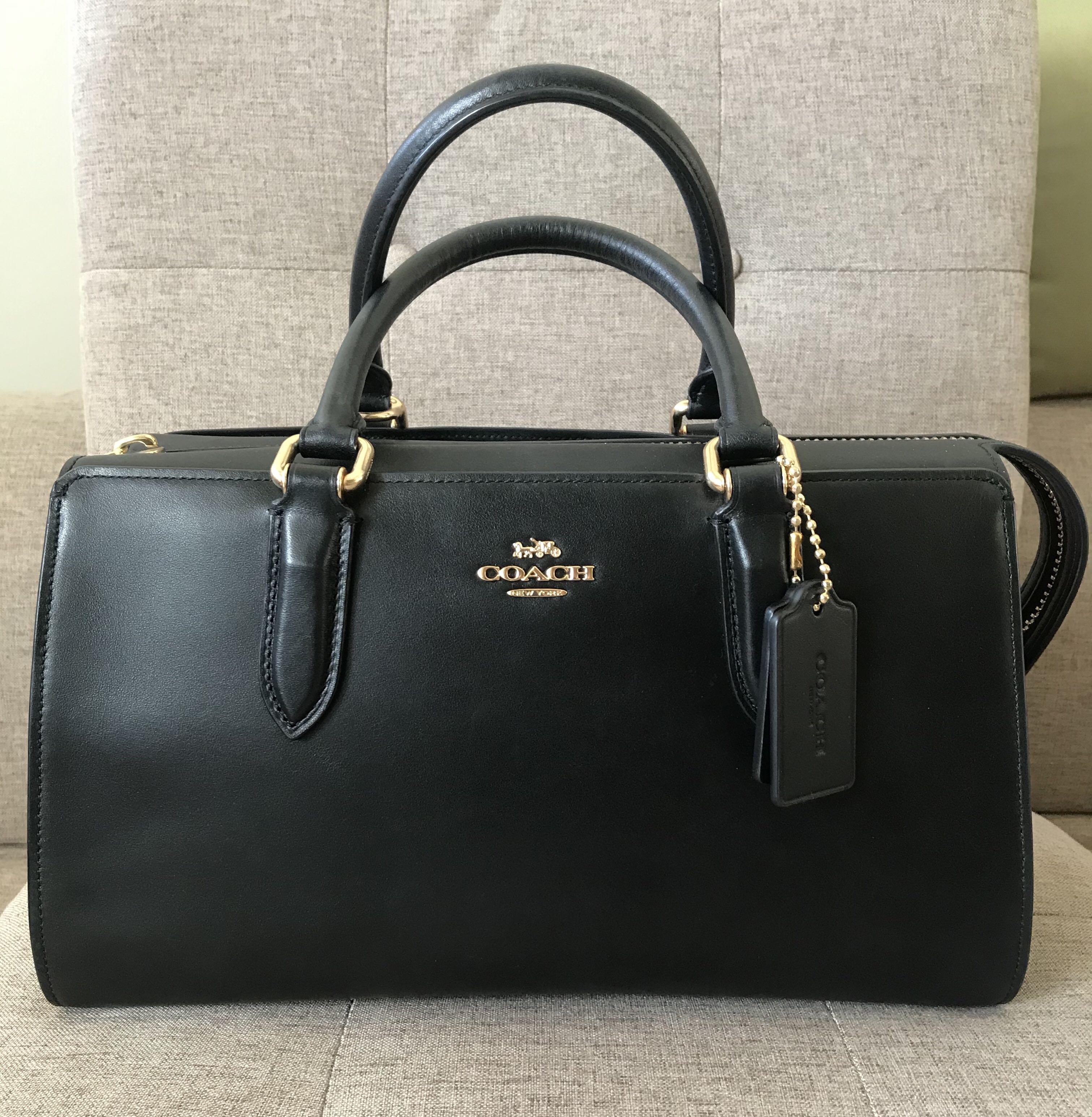 Coach bond clearance bag black