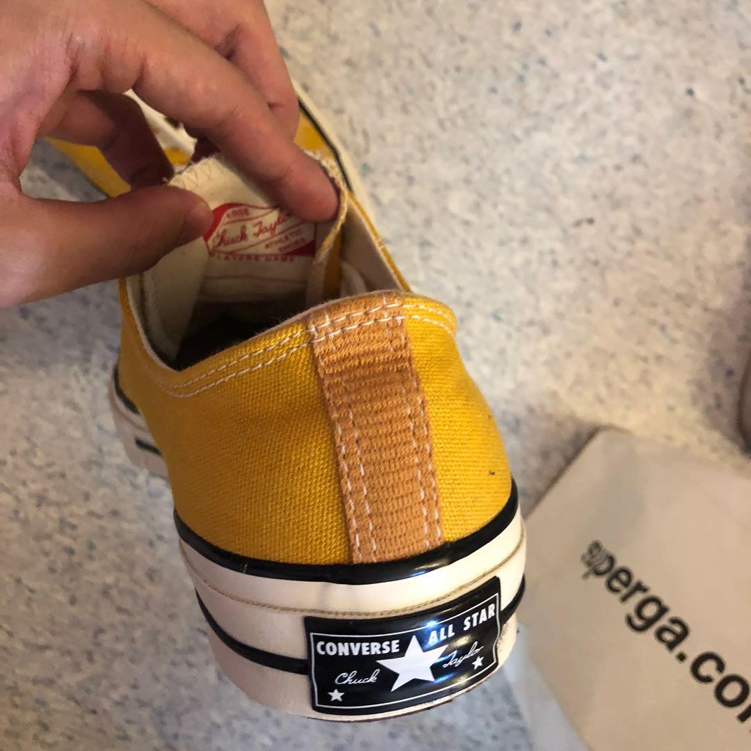 Chuck taylor all star best sale 7 low top sunflower yellow