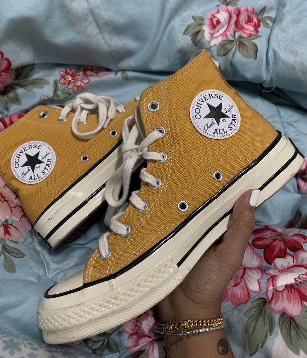 Converse high sunflower sale