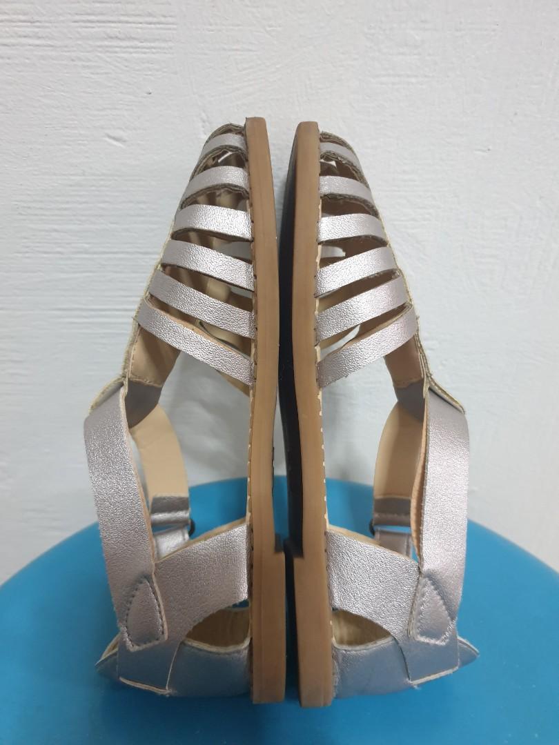 Cotton On Kids Silver Sandals