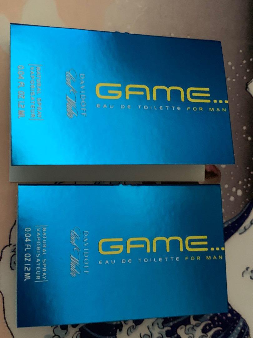 Davidoff Cool Water Game For Men Edt 1 2ml X 2 Health Beauty Perfumes Deodorants On Carousell