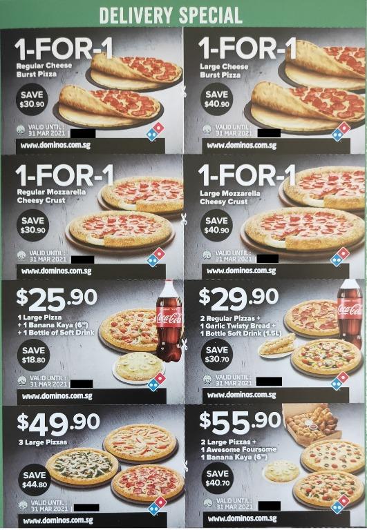 Domino's Pizza Voucher, Tickets & Vouchers, Vouchers on Carousell