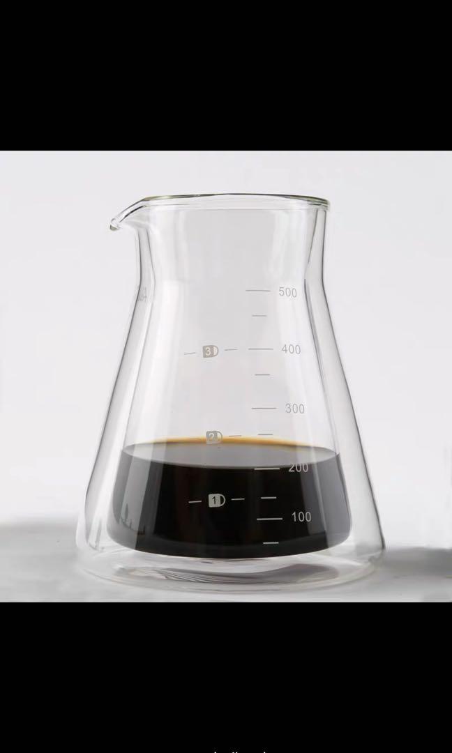 Double Wall Glass Coffee Server 500ml (new) limited sale, Furniture