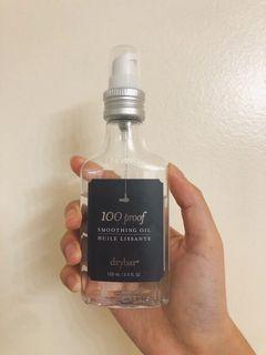 Dry bar 100 proof smoothing hair oil treatment
