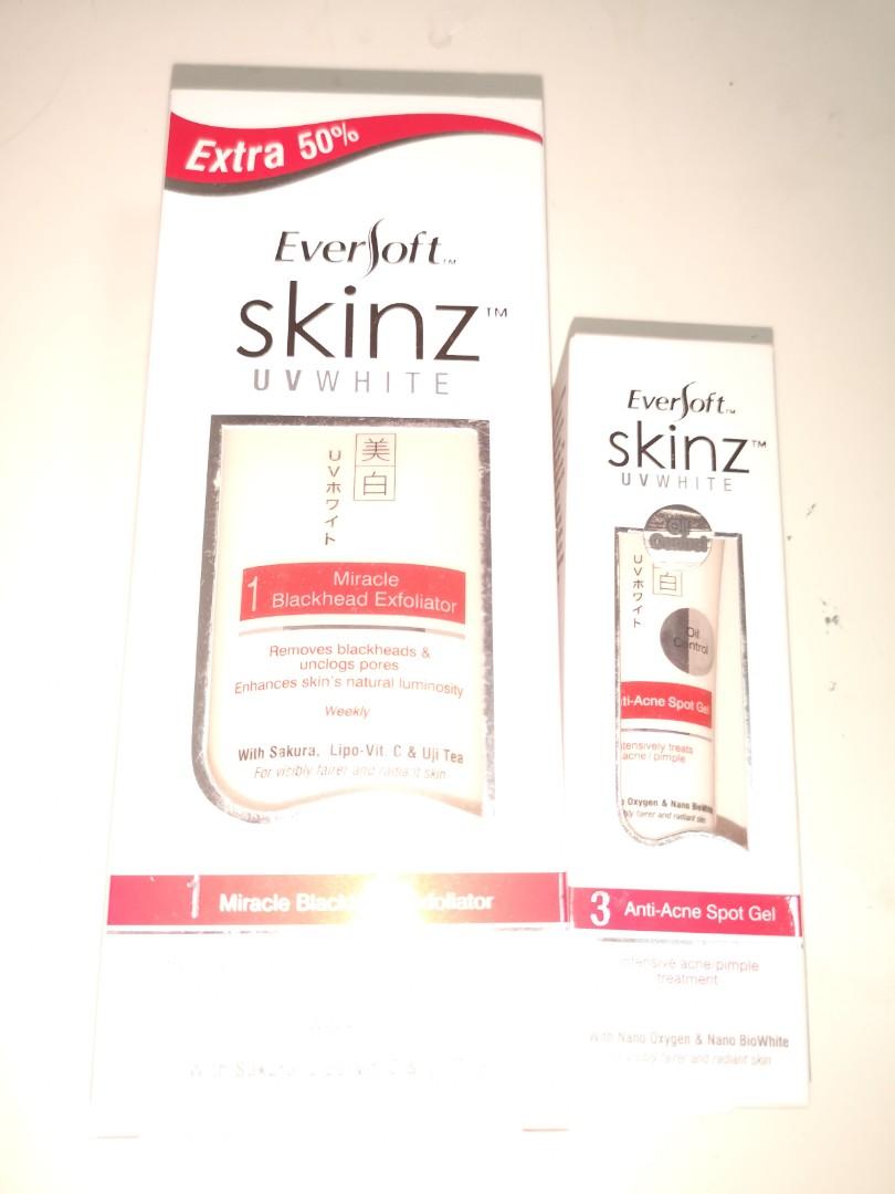 Eversoft Skinz Uv White Buy One Get One Free Health Beauty Face Skin Care On Carousell