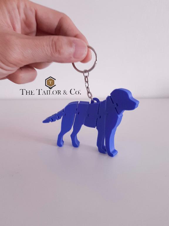Chocolate best sale lab keychain