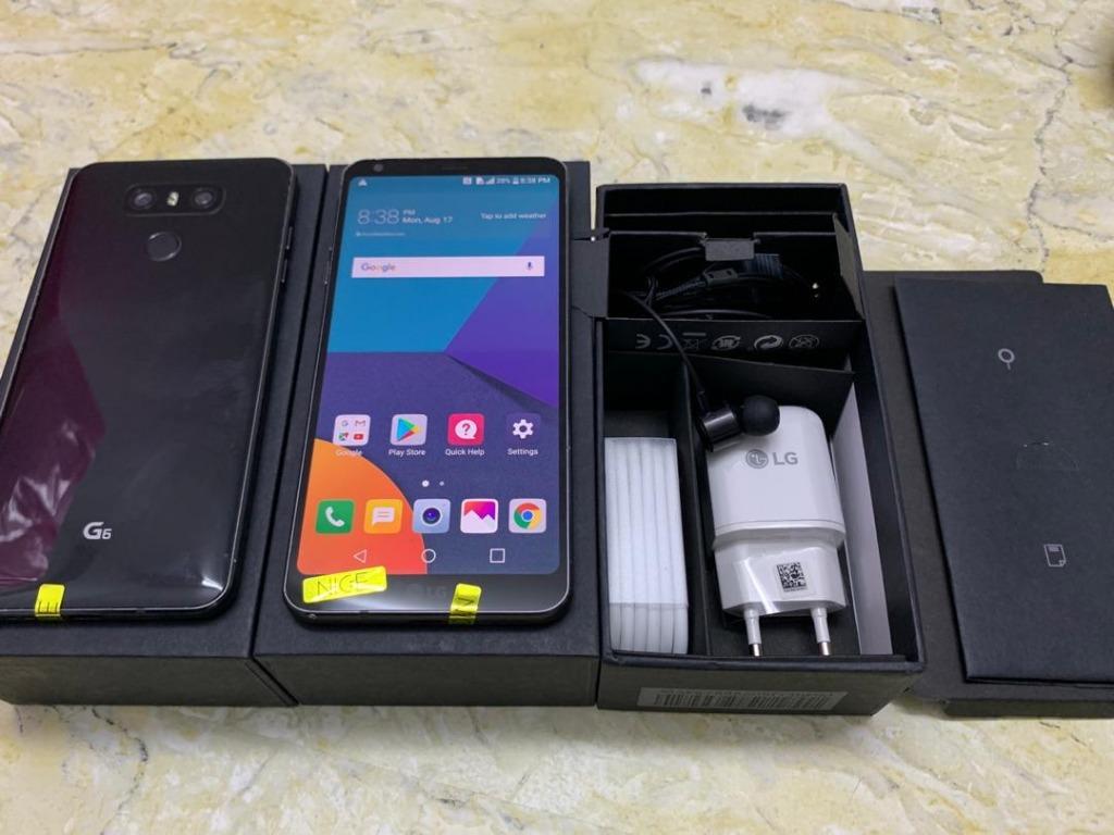 Full Set Lg G6 Snapdragon 821 4gb Ram Android 9 Original Second Mobile Phones Tablets Others On Carousell