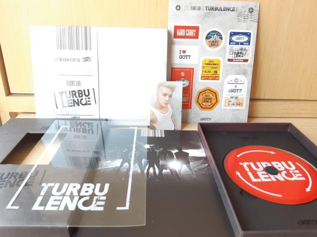 王嘉爾小卡got7專輯flight Log Turbulence Jackson Wang 小卡 興趣及遊戲 古董收藏 韓流 Carousell