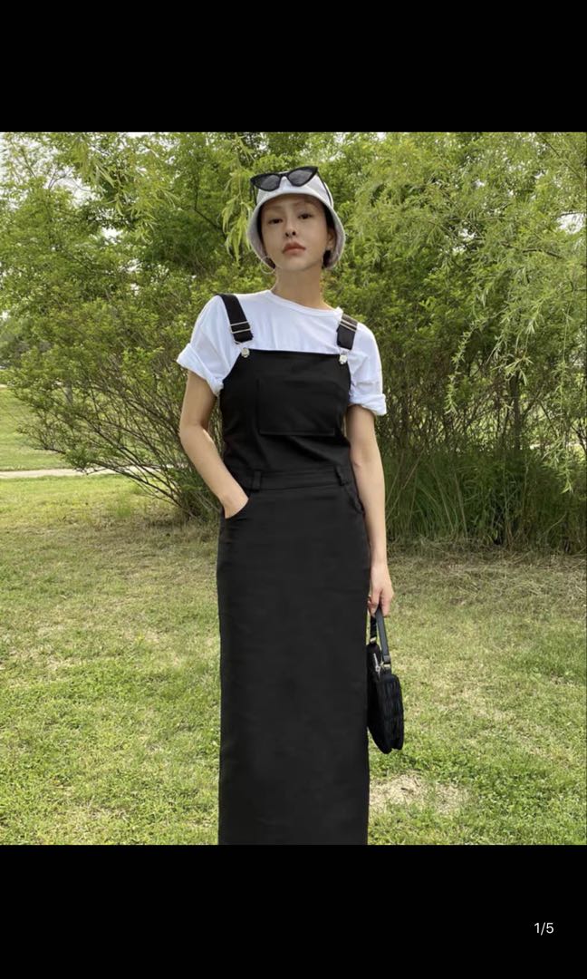 Dungaree dress in max cheap
