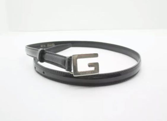 gucci black shoelace belt price