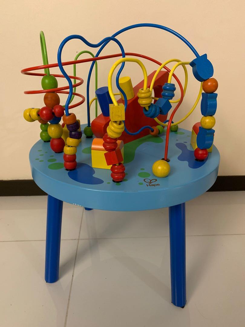 hape bead maze table