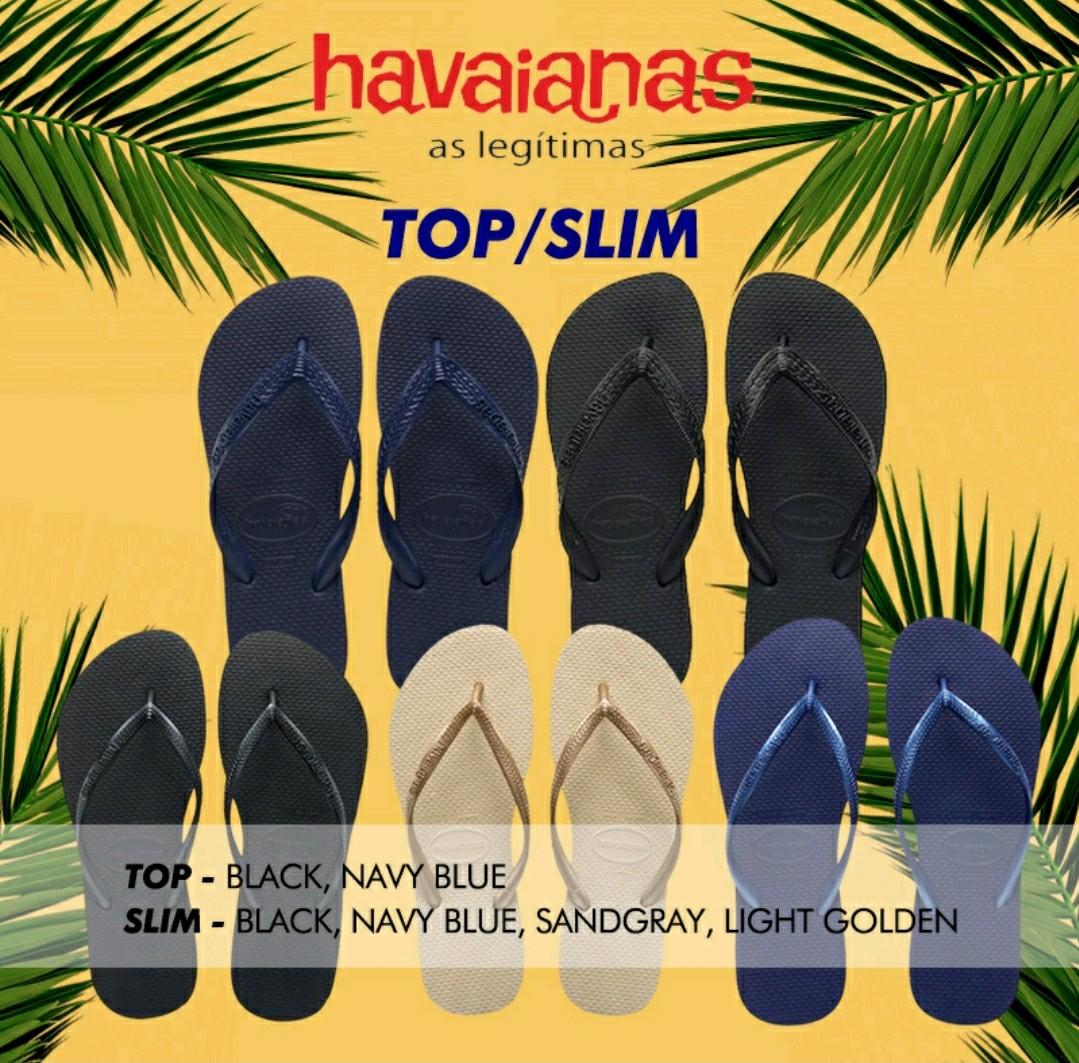 black and blue havaianas