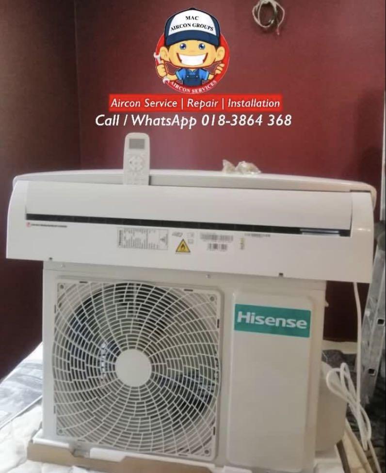 Hisense 1hp Non Inverter R32 Free Installation Tv And Home Appliances Kitchen Appliances 0520