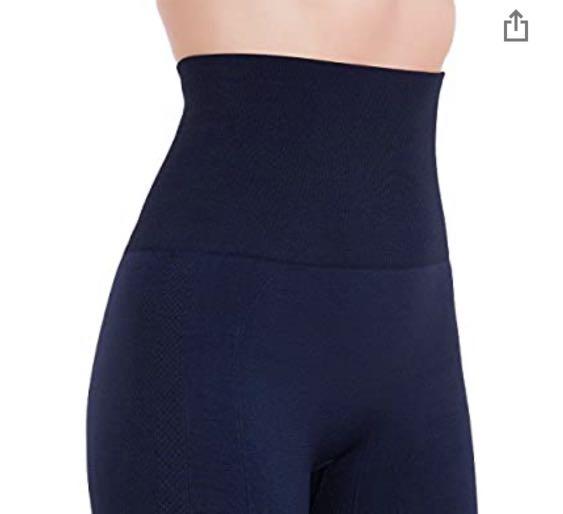 Homma Premium Thick High Waist Tummy Compression Slimming Leggings  (Navy/M), Women's Fashion, Activewear on Carousell