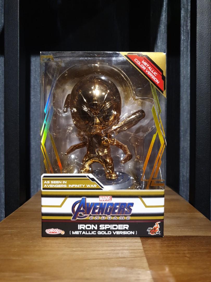 Avengers Endgame Hot Toys Cosbaby Iron Spider Metallic Gold Version Spider-Man
