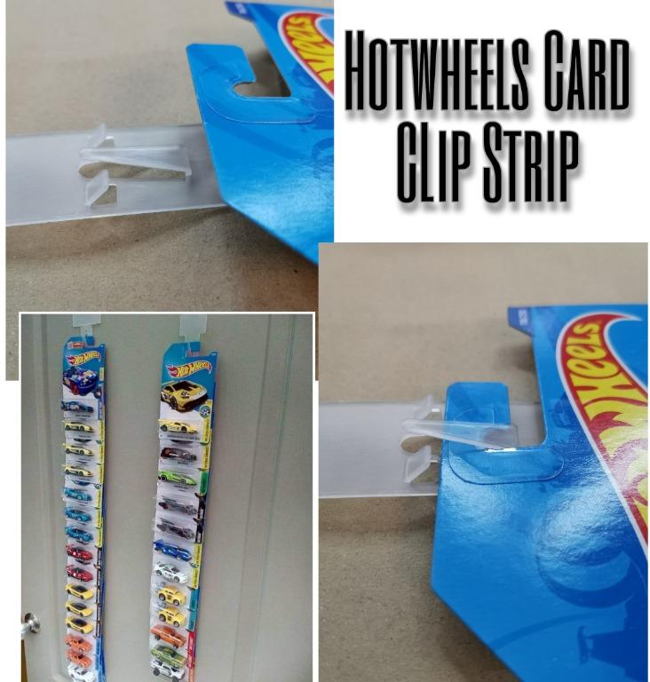 HOT WHEELS CARD CLIP STRIP. PENGANTUNG CARD HOTWHEELS. DISPLAY