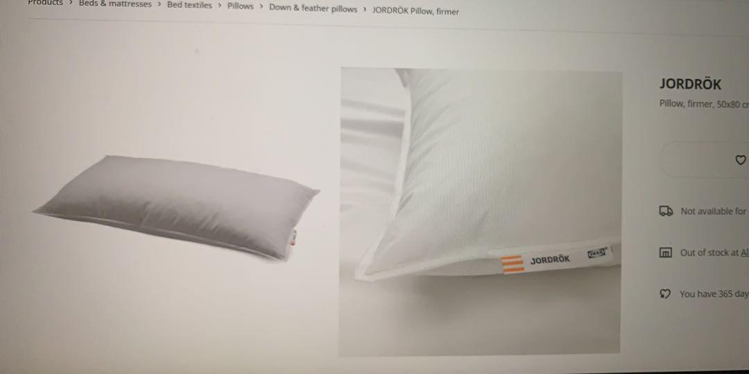 Ikea Pillows Furniture Home Living Furniture Bed Frames Mattresses on Carousell