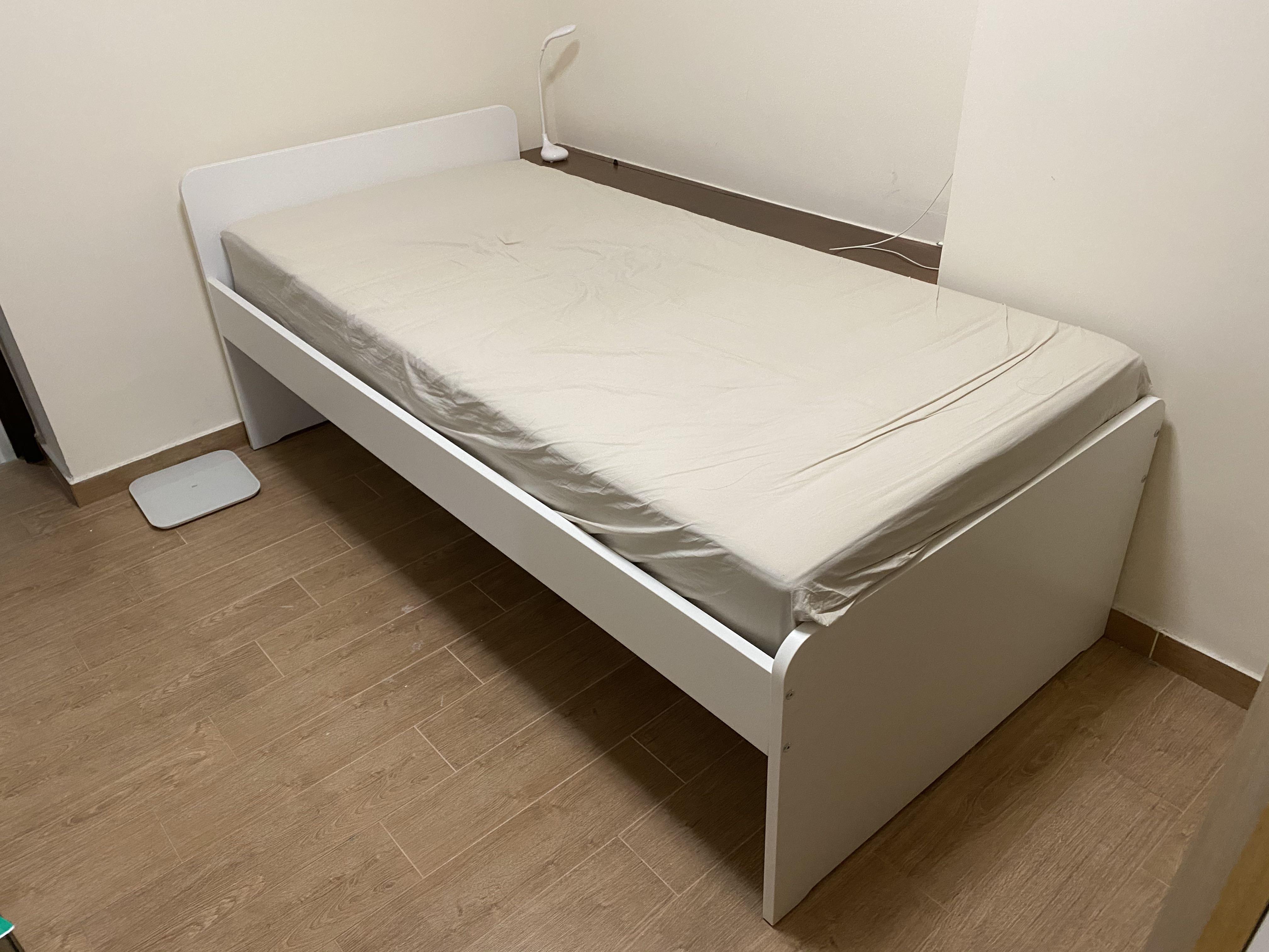 ikea single bed frame and mattress