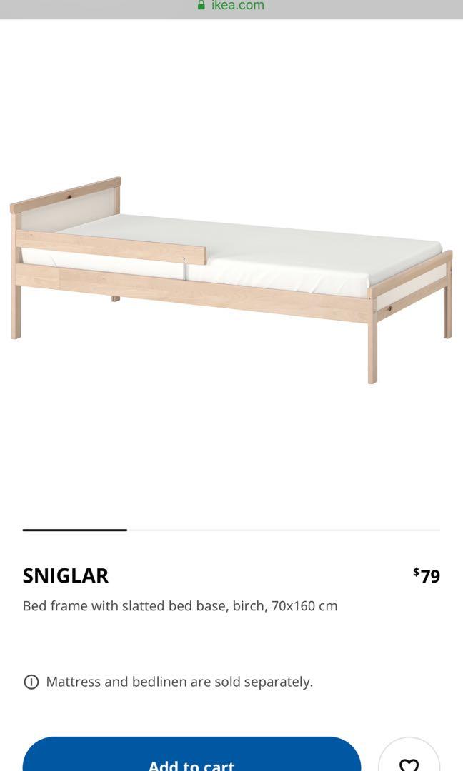 Sniglar bed frame cheap