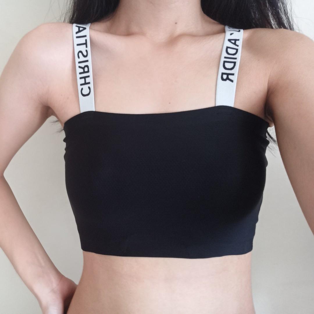 Inspired dior bralette Women s Fashion Tops Sleeveless on Carousell