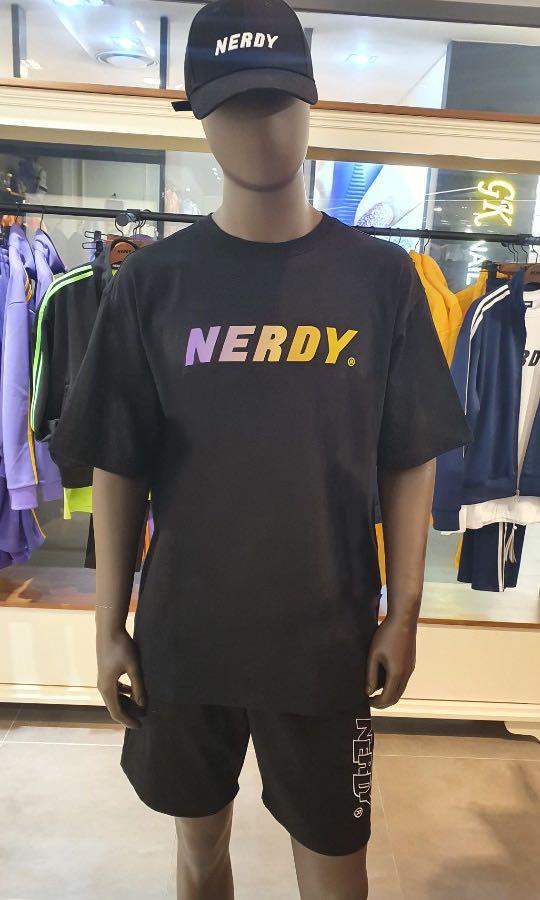SALE Nerdy Logo Classic Black Tee