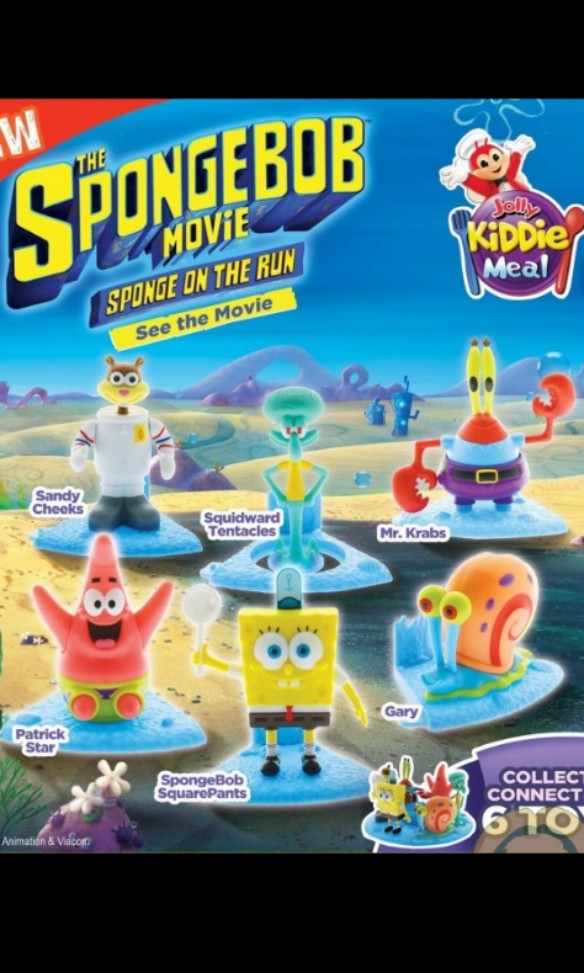 jollibee toy spongebob