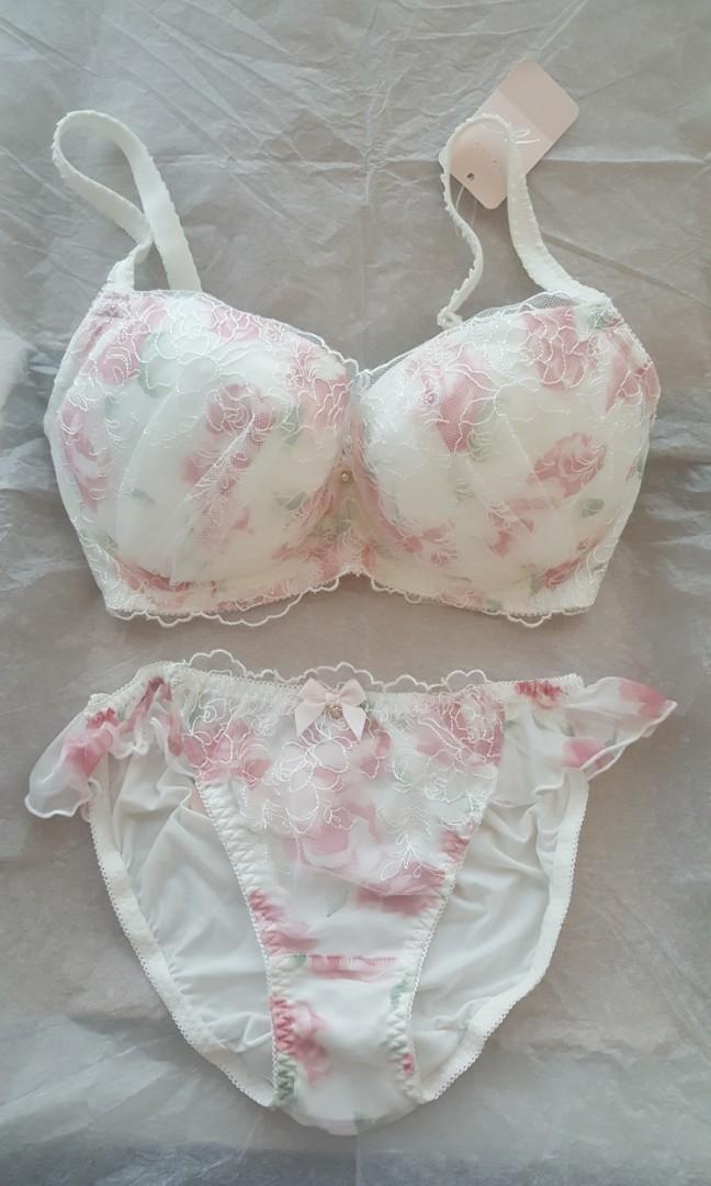 Bras Sets Vintage Underwear Princess White Lace Lingerie Cotton