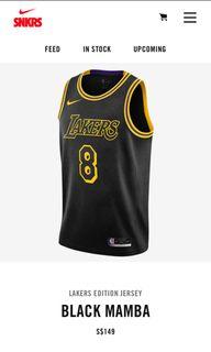 black mamba lakers edition jersey stockx