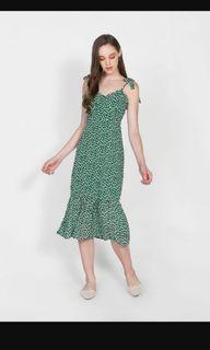 Lakewood floral midi dress