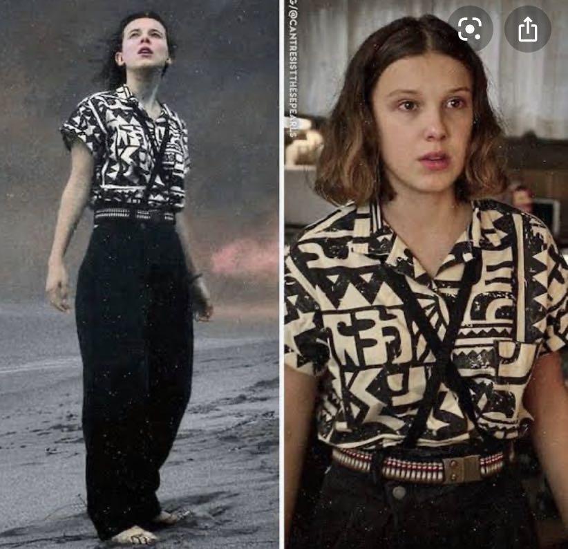 LEVIS X Stranger thing 3 with tag! official eleven set outfit official,  Women's Fashion, Dresses & Sets, Jumpsuits on Carousell