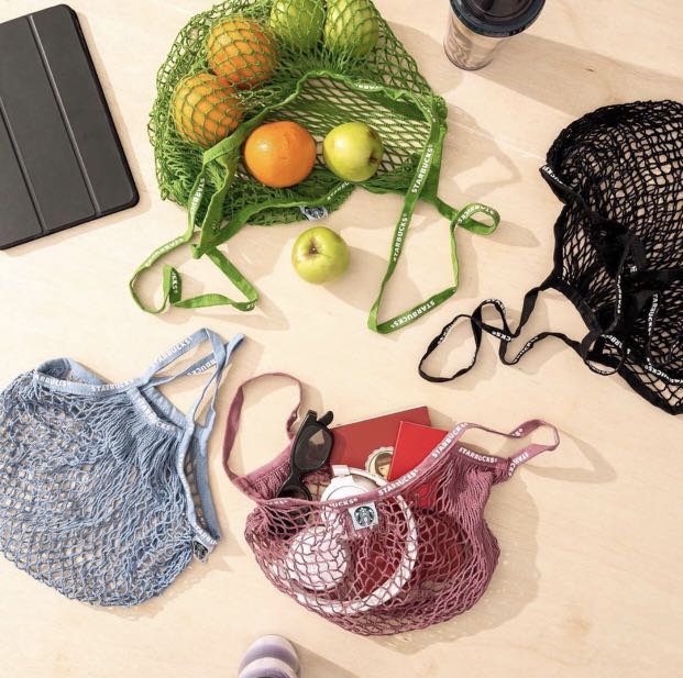 Starbucks net online tote bag