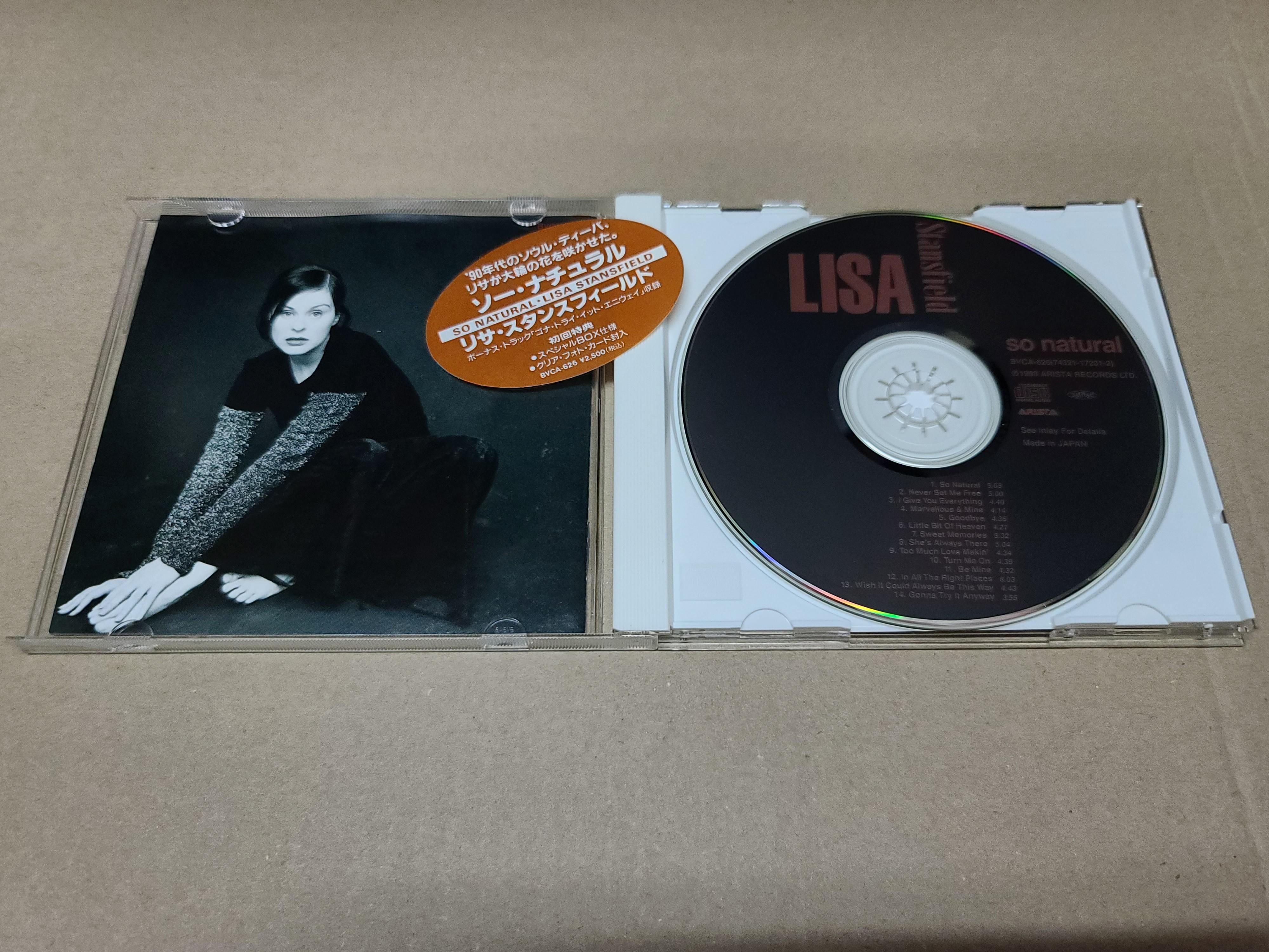 Lisa Stansfield: so natural 日本版JAPAN first pressing limited extra box  edition CD 99%new / extra paper box 90%new