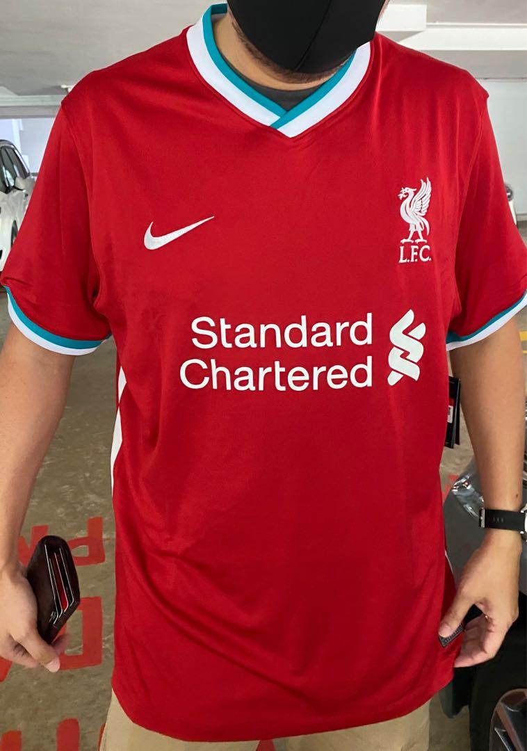 Liverpool Fc Epl 2020 Home Football Jersey Size Xl Sports Sports Apparel On Carousell