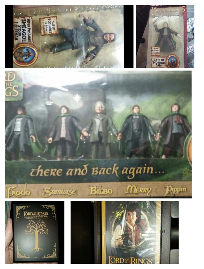 LOTR Lord of the Rings Toy Biz Poker Cards Smeagol Samwise Gamgee