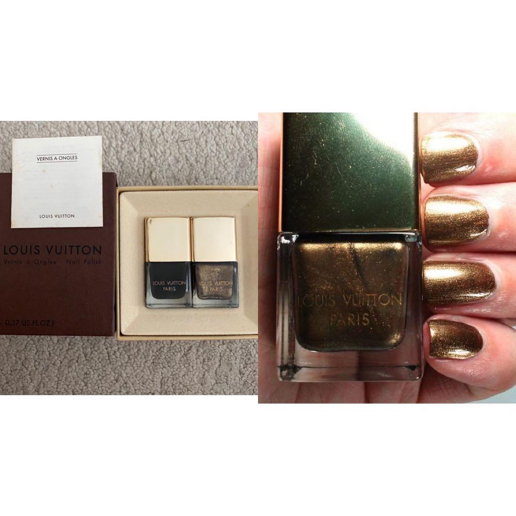 Louis Vuitton Louis Vuitton Vernis Nail Polish Set Brown and Gold VIP