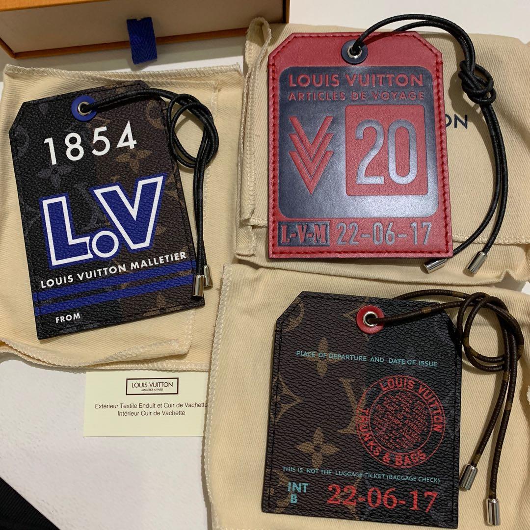 Louis Vuitton Limited Edition Singapore Shanghai Luggage Name Tag