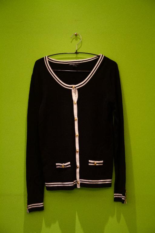 mango white cardigan