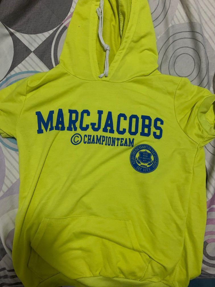 neon yellow sweatshirt women's
