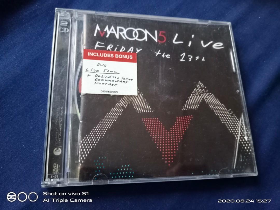 Maroon 5 Live Friday the 13th (Category: CDs & DVDs) located in Roxas City. Submitted by jarofjoyForACause (Listing ID 1030655665, Image 1). Description: OpenIn very good condition.