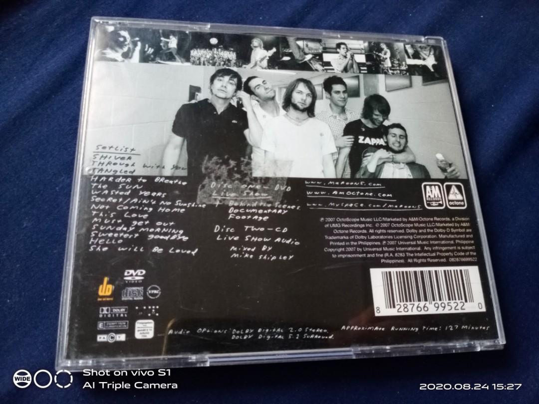 Maroon 5 Live Friday the 13th (Category: CDs & DVDs) located in Roxas City. Submitted by jarofjoyForACause (Listing ID 1030655665, Image 2). Description: OpenIn very good condition.
